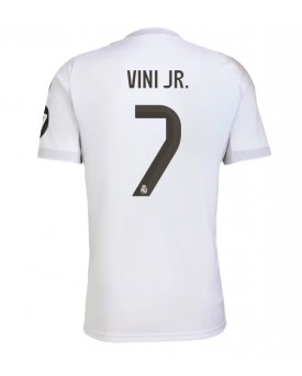 Real Madrid Vinicius Junior #7 Maglia Gara Casa Repliche 2025-26 Maniche Corte